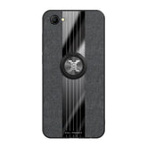 XINLI Stitching Cloth Textue Shockproof TPU Protective Case with Ring Holder